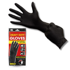 Heavy-Duty Rubber Gloves Black