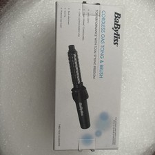 BaByliss 2583BU Cordless Gas Curling Tong Waves and Brush 19mm Ceramic Barrell