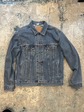 Levi's Trucker Jacket Type 3 Made Mexico Large Blue No Liner Mens