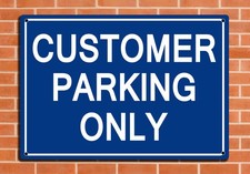No Parking Metal Sign -