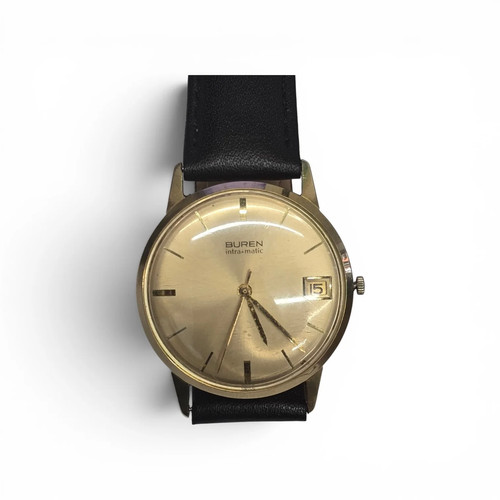 9ct yellow gold vintage buren - 9ct,