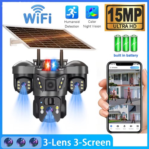 15mp wireless solar camera - solar,