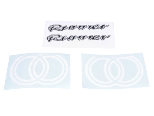 Sticker set black - sticker, 3d