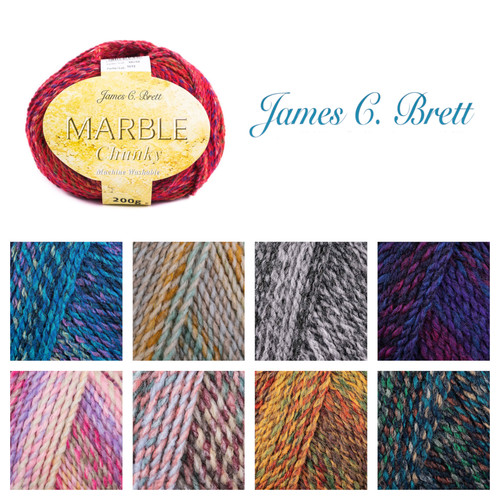 James brett marble chunky - james,