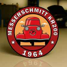 1964 MESSERSCHMITT KR200 The Microcar Marvel Heavy Metal Sign XL - 19.7" (50cm)