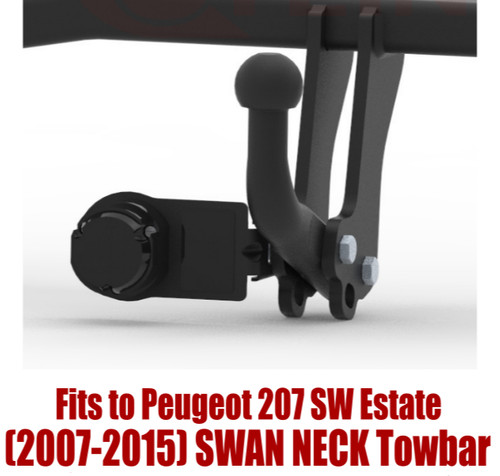 Swan neck tow bar - tow, for