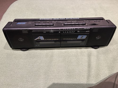 Vintage boombox casette player - casette,