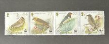 ISLE OF MAN IOM 2000 MNH MANX SONG BIRDS STRIP