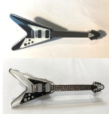 GIBSON FLYING V GUITAR ENAMEL PIN BADGE LOVELY GIFT FOR MUSIC LOVERS