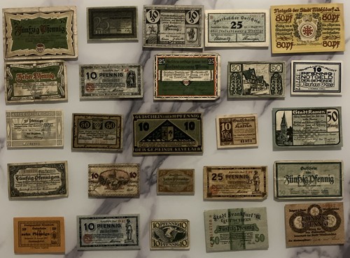 Lot germany notgeld - of,