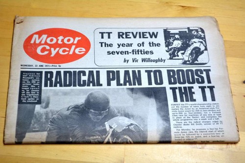 Motor cycle june 1971 - motor,