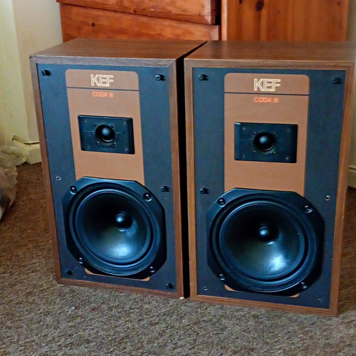 Kef coda iii vintage speakers - iii,