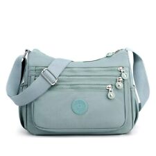 Ladies Shoulder Bag Cross Body Messenger Multi Pocket Nylon Holiday Handbag Tote
