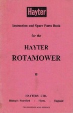 Hayter Rotamower Instructions