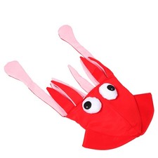 Squid Headdress Velour Squid Hat Adult Squid Hat Decoration Festive Headgear