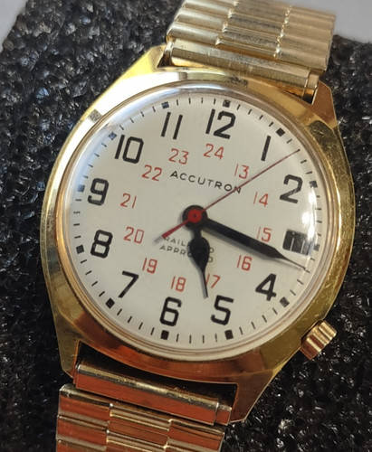 Bulova 218 accutron railroad - bulova,