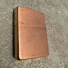 VINTAGE Zippo Lighter - 1932- 1987 55th Anniversary Solid Brass Commemorative