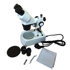 Stereoscopic Dissecting Inspection Binocular Microscope w/ Top Bottom Lamp