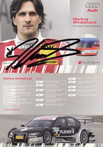 Autograph card signed 10x15 - , cm