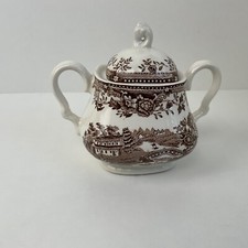 Tonquin by Myott 1982 Sugar Bowl And Lid Made In England Hand Engraved Vintage