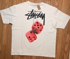 Stussy Mens White T-shirt Size