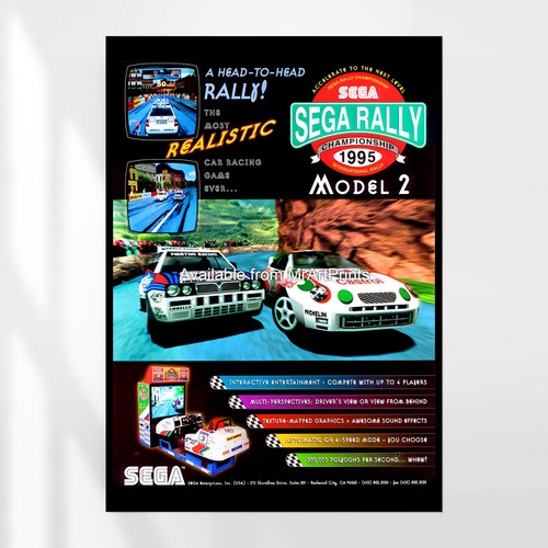 Sega rally arcade - sega, retro