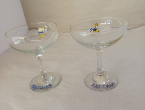 Pair vintage babycham - vintage,