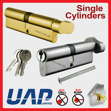 Euro Cylinder Lock Thumb Turn Barrel Door Lock uPVC PVC -Anti Drill, Bump, Pick
