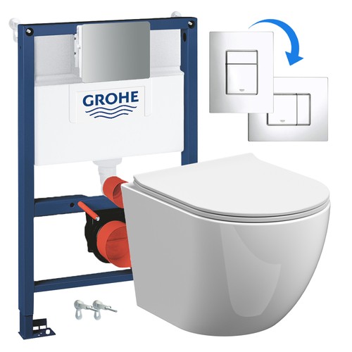 Wall hung toilet pan - pan, &