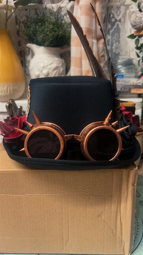 Handmade steam punk hat - steam,
