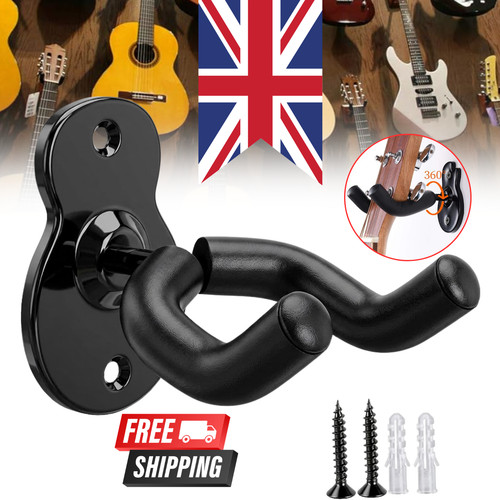 Guitar hanger wall mount - wall,