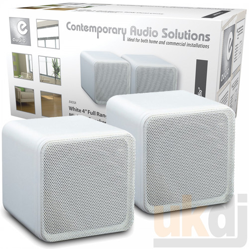 Pair white abs - pair, 4”