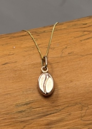 9ct yellow gold coffee bean - yellow,