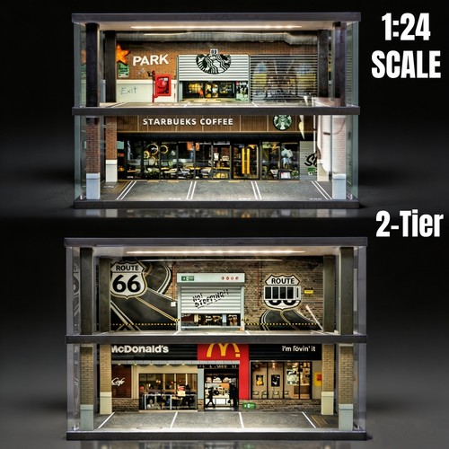 Diorama car garage - diorama,