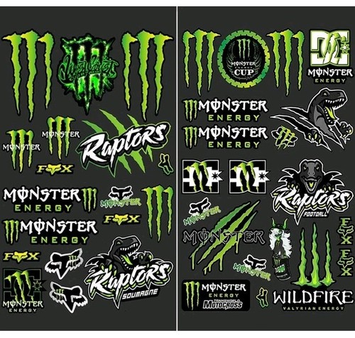39x stickers sheets monster - 2,