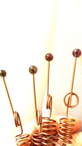 Copper dowsing rods dual - copper,