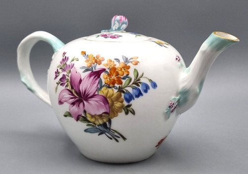 Meissen porcelain teapot - meissen,