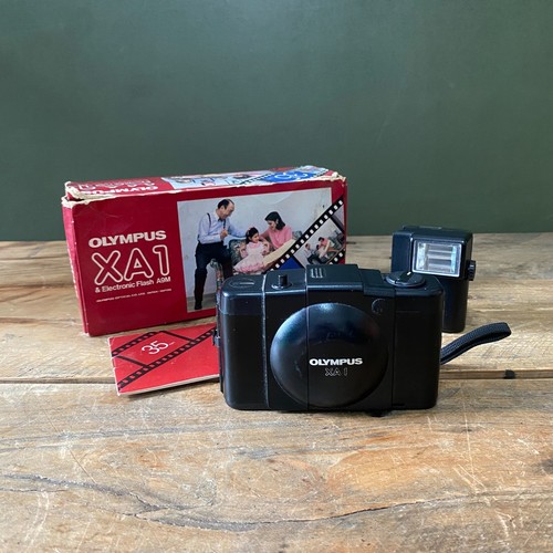 Vintage olympus xa1 camera - vintage,