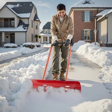 VEVOR Snow Pusher Shovel w/