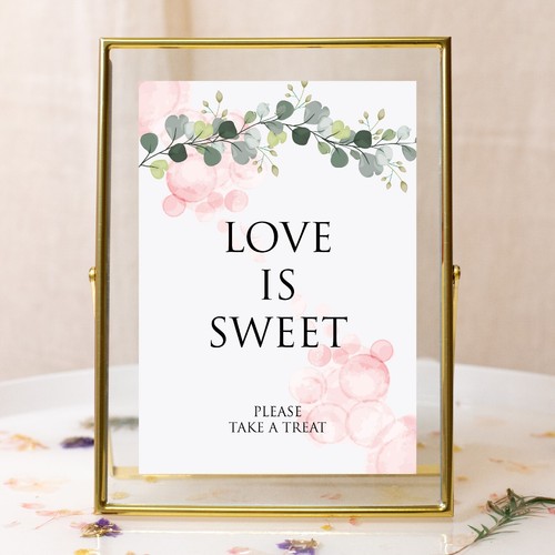 Wedding reception sign love - reception, sign,