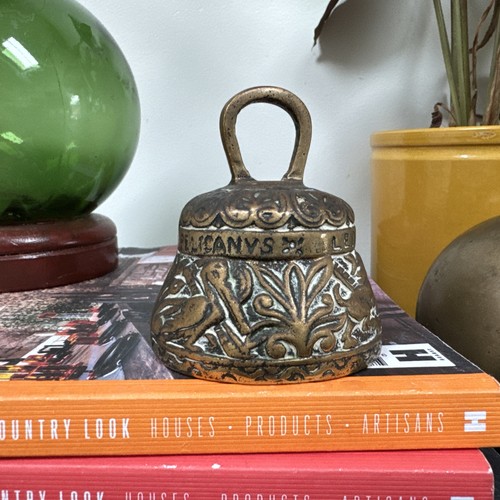 Vintage brass sanctuary bell - brass,