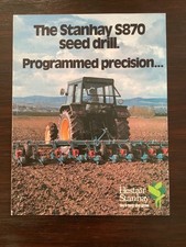 STANHAY S870 SEED DRILL