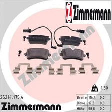 REAR BRAKE PADS SET LEFT &