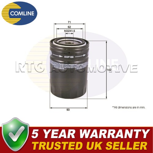 Comline oil filter fits fiat - oil,