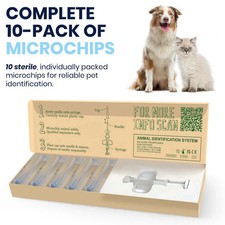 10x Pet Microchips Cats Dogs |