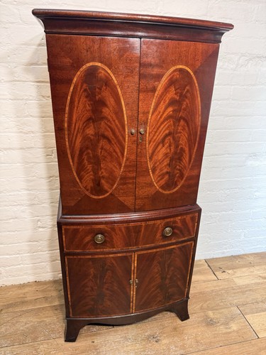 Mahogany drinks cabinet - drinks,