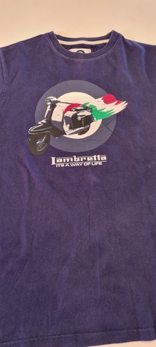 Navy lambretta shirt size s - navy,