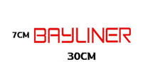 x2 Bayliner Boat lettering  Decal/vinyl for Yachts & boats