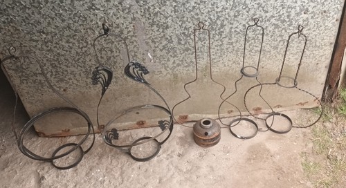 Oil electric lamps hanging - 5x,