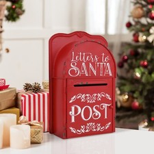 Letters to Santa Letter Box Mailbox Christmas Post Box Ornaments